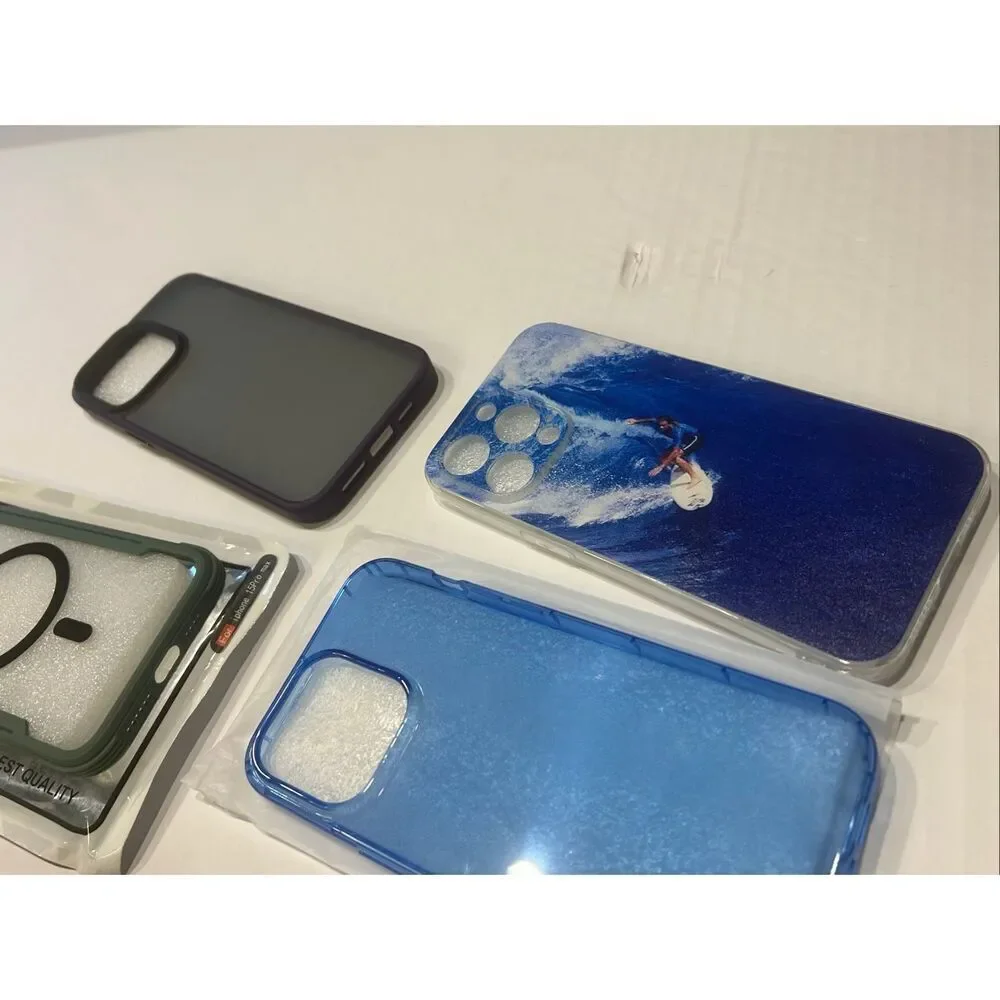 IPhone 15 Pro Max Cell Phone Cases Covers Lot of 10 Cell Phone Cases Only All Ne